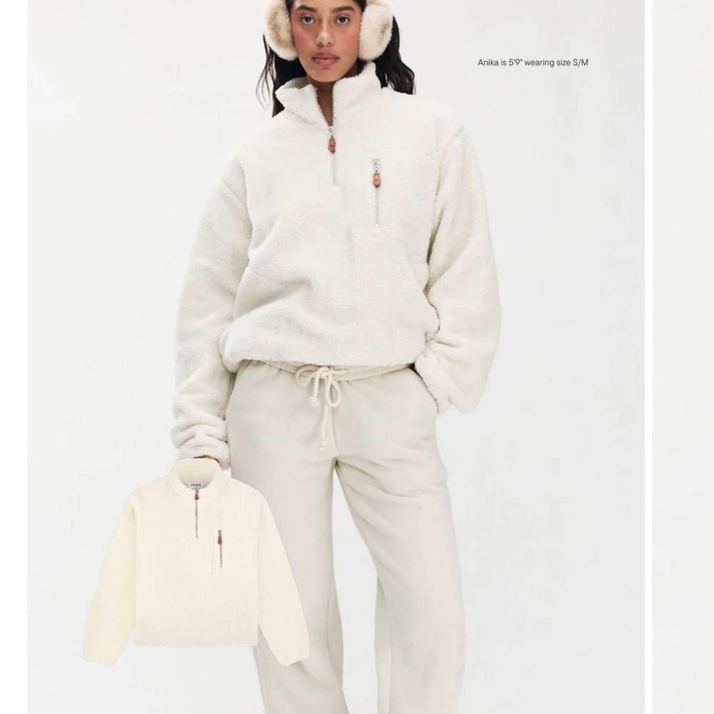 PARKE Quarter Zip Fleece Pullover